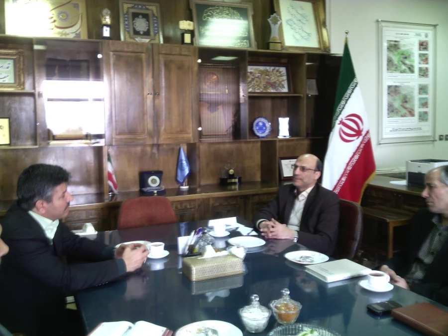 دیدار دکتر عروف زاد سرپرست مدیریت امور پردیس های استان اصفهان با رئیس دانشگاه صنعتی اصفهان