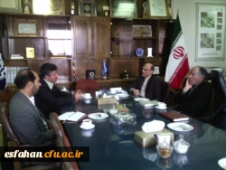 دیدار دکتر عروف زاد سرپرست مدیریت امور پردیس های استان اصفهان با رئیس دانشگاه صنعتی اصفهان