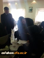 بازدید دکتر ساکی معاونت پژوهش و فناوری دانشگاه فرهنگیان از مرکز آموزش عالی شهید رجایی اصفهان