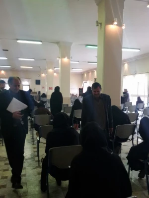 بازدید دکتر ساکی معاونت پژوهش و فناوری دانشگاه فرهنگیان از مرکز آموزش عالی شهید رجایی اصفهان