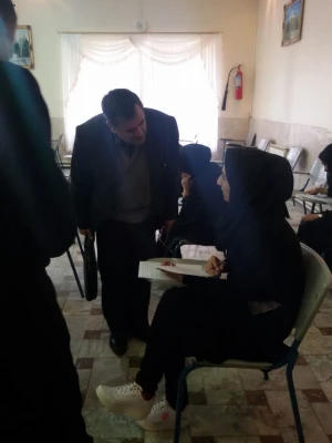 بازدید دکتر ساکی معاونت پژوهش و فناوری دانشگاه فرهنگیان از مرکز آموزش عالی شهید رجایی اصفهان