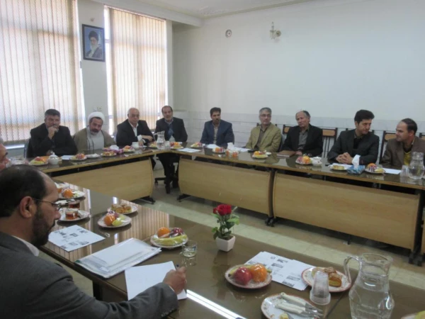 جلسه تودیع و معارفه در نجف آباد