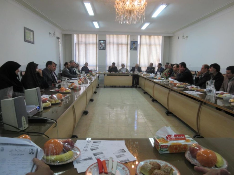 جلسه تودیع و معارفه در نجف آباد