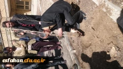 دکتر عروف زاد سرپرست مدیریت امور استان اصفهان  به همراه معاونین ، نماینده اساتید و دانشجویان   درهفته درختکاری