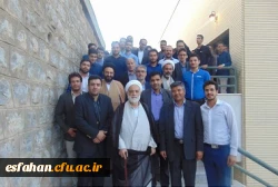 مدیریت امور پردیس های استان اصفهان میزبان رئیس ستاد اقامه نماز                       حضرت حجت الاسلام و المسلمین حاج آقا محسن قرائتی