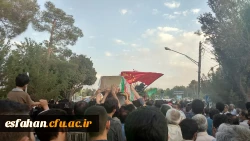 تشییع  پیکر پاک شهدای گمنام دفاع مقدس و شهدای مدافع حرم با حضور دانشجو معلمان