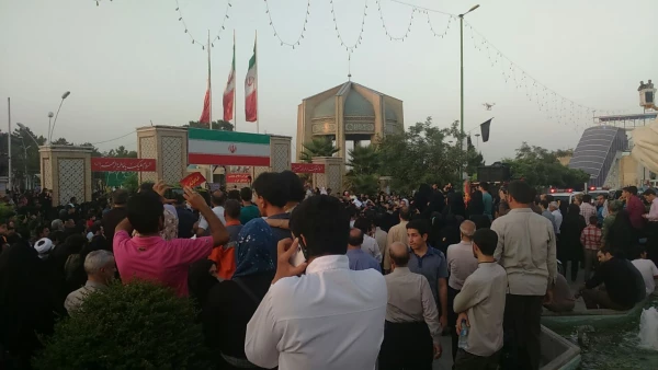 تشییع  پیکر پاک شهدای گمنام دفاع مقدس و شهدای مدافع حرم با حضور دانشجو معلمان