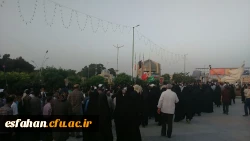 تشییع  پیکر پاک شهدای گمنام دفاع مقدس و شهدای مدافع حرم با حضور دانشجو معلمان