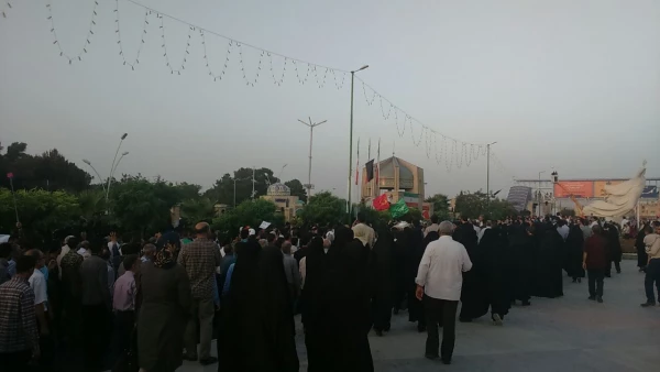 تشییع  پیکر پاک شهدای گمنام دفاع مقدس و شهدای مدافع حرم با حضور دانشجو معلمان