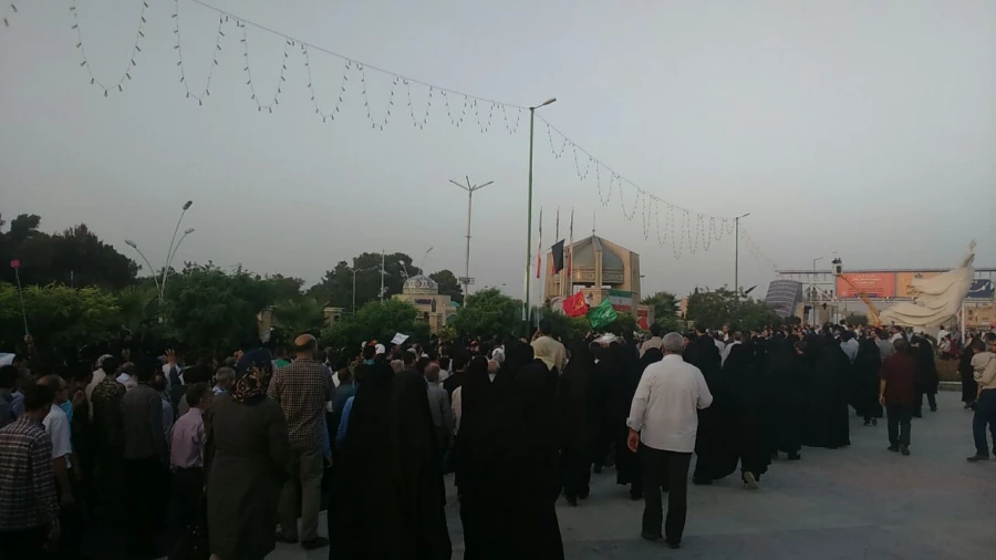 تشییع  پیکر پاک شهدای گمنام دفاع مقدس و شهدای مدافع حرم با حضور دانشجو معلمان