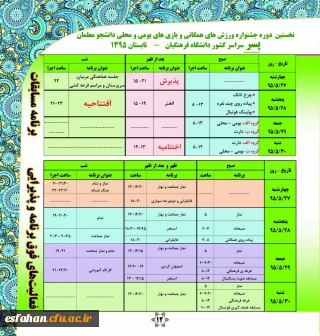برنامه زمانی برادران