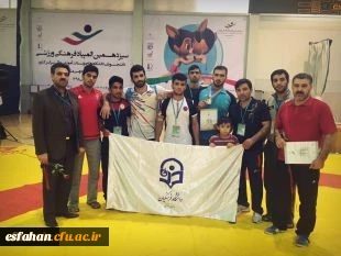 سکوی اقتدار کشتی دانشجویان کشور نصیب پهلوانان دانشگاه فرهنگیان شد