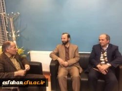 بازدید دکتر زادهوش رییس شورای اسلامی شهرستان اصفهان از دانشگاه فرهنگیان پردیس شهید باهنر اصفهان