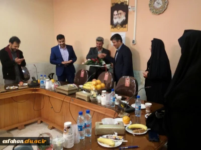 معارفه معاون هماهنگی مرکز شهید رجایی اصفهان  
با حضور دکتر عروف زاد سرپرست مدیریت امور پردیس های استان اصفهان انجام شد :