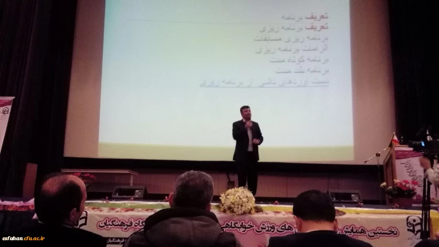 دکترعروف زاد در نخستن همایش انجمن های ورزشی خوابگاهی دانشگاه فرهنگیان