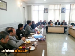 دکتر عروف زاد سرپرست امور پردیس های استانی در جمع دانشجویان مرکز آموزش عالی شهید  آیت نجف آباد