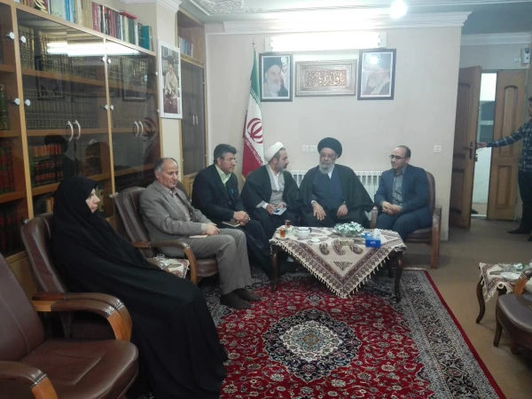 دیدار مسئولین دانشگاه فرهنگیان  اصفهان با آیت ا...   سید یوسف طباطبایی نژاد نماینده ولی فقیه در استان وامام جمعه اصفهان