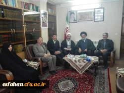 دیدار مسئولین دانشگاه فرهنگیان  اصفهان با آیت ا...   سید یوسف طباطبایی نژاد نماینده ولی فقیه در استان وامام جمعه اصفهان