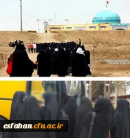 اعزام کاروان  دانشجویان دختر به اردوی راهیان نور