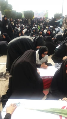 اعزام کاروان  دانشجویان دختر به اردوی راهیان نور