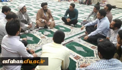 حضور حجت الاسلام و المسلمین دادگر در مراسم پرفیض اعتکاف دانشگاه فرهنگیان استان اصفهان