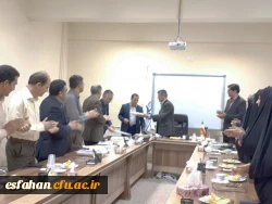 به مناسبت کسب  رتبه برتر استانی  برگزار شد.
 مراسم تقدیر وتجلیل کارشناس مسئول حراست  مدیریت امور پردیس های استان اصفهان