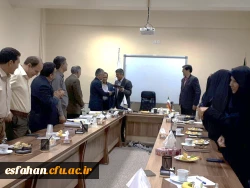 به مناسبت کسب  رتبه برتر استانی  برگزار شد.
 مراسم تقدیر وتجلیل کارشناس مسئول حراست  مدیریت امور پردیس های استان اصفهان