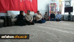 دیدار جمعی از مسئولین دانشگاه فرهنگیان استان اصفهان با خانواده شهید محسن حججی