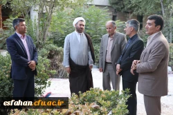 حضور حجت الاسلام عین الله عابدی معاونت محترم فرهنگی دانشگاه فرهنگیان در اصفهان