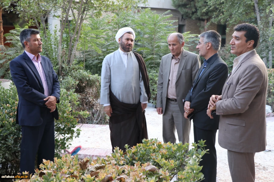 حضور حجت الاسلام عین الله عابدی معاونت محترم فرهنگی دانشگاه فرهنگیان در اصفهان