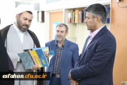 حضور حجت الاسلام عین الله عابدی معاونت محترم فرهنگی دانشگاه فرهنگیان در اصفهان