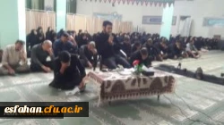 برگزاری مراسم عزاداری به مناسبت ایام شهادت امام حسین (ع) در پردیس فاطمه زهرا (س) اصفهان