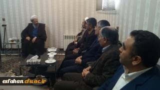 دیدار سرپرست و مسئولین دانشگاه فرهنگیان استان با حضرت آیت الله نمازی، نماینده ولی فقیه و امام جمعه محترم شهرستان کاشان