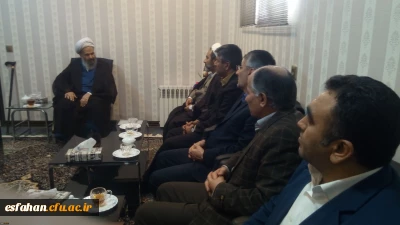 دیدار سرپرست و مسئولین دانشگاه فرهنگیان استان با حضرت آیت الله نمازی، نماینده ولی فقیه و امام جمعه محترم شهرستان کاشان