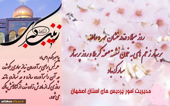 ولادت با سعادت حضرت زینب (س) و روز پرستار مبارک باد