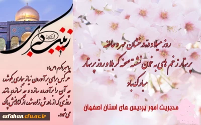 ولادت با سعادت حضرت زینب (س) و روز پرستار مبارک باد