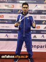 کسب مدال برنز رقابت های جهانی فرانسه (کسب سهمیه المپیک 2020) توسط دانشجومعلم پردیس شهید باهنر اصفهان