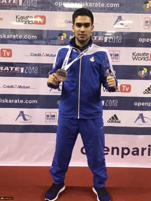 کسب مدال برنز رقابت های جهانی فرانسه (کسب سهمیه المپیک 2020) توسط دانشجومعلم پردیس شهید باهنر اصفهان