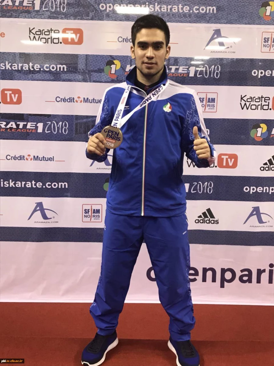 کسب مدال برنز رقابت های جهانی فرانسه (کسب سهمیه المپیک 2020) توسط دانشجومعلم پردیس شهید باهنر اصفهان