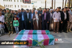 استقبال باشکوه مسئولین و دانشجویان دانشگاه فرهنگیان از شهدای گمنام