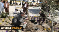 به مناسبت هفته طبیعت و روز بزرگداشت شهدا در دانشگاه فرهنگیان استان اصفهان برگزار شد.
طرح کاشت نهال به یاد شهدا