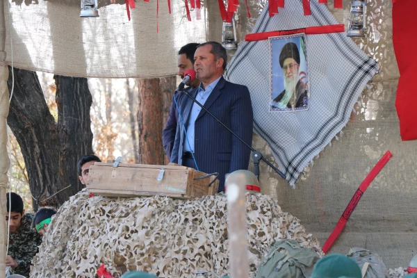 استقبال باشکوه مسئولین و دانشجویان دانشگاه فرهنگیان از شهدای گمنام