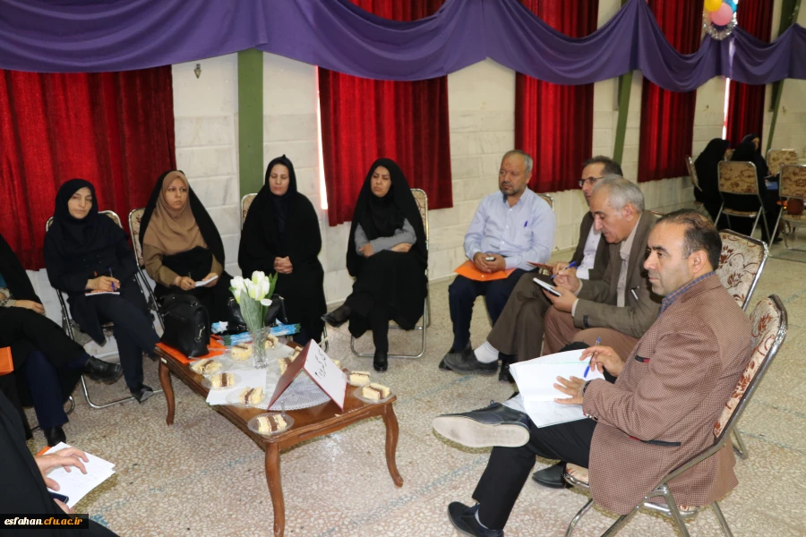 باحضور دکتر عروف زاد سرپرست مدیریت امور پردیس های استانی برگزار شد.
نشست مشترک سرپرستان ، معاونین و کارشناسان  مدیریت ، پردیس ها و مراکز استان اصفهان