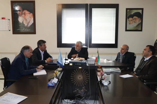 دیدار مدیریت ومسئولین دانشگاه فرهنگیان استان با ریاست دانشگاه پیام نور استان