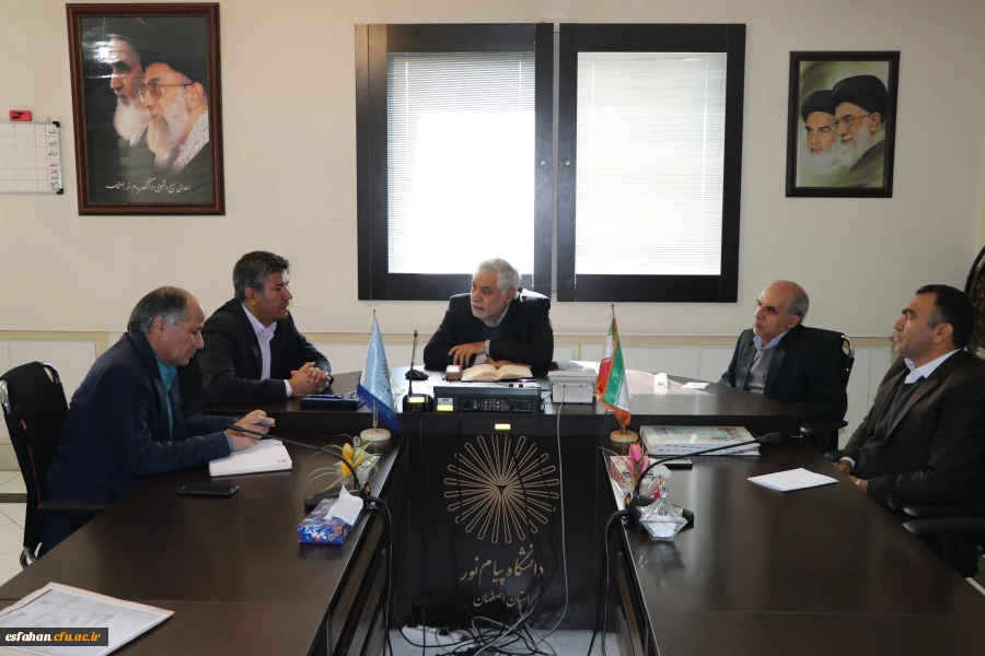 دیدار مدیریت ومسئولین دانشگاه فرهنگیان استان با ریاست دانشگاه پیام نور استان