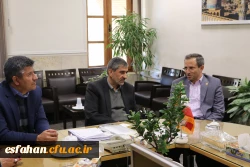 دیدار معاون پژوهش و فناوری دانشگاه فرهنگیان  با سرپرست  معاونت سیاسی،امنیتی استانداری اصفهان
