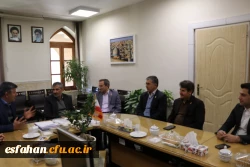 دیدار معاون پژوهش و فناوری دانشگاه فرهنگیان  با سرپرست  معاونت سیاسی،امنیتی استانداری اصفهان