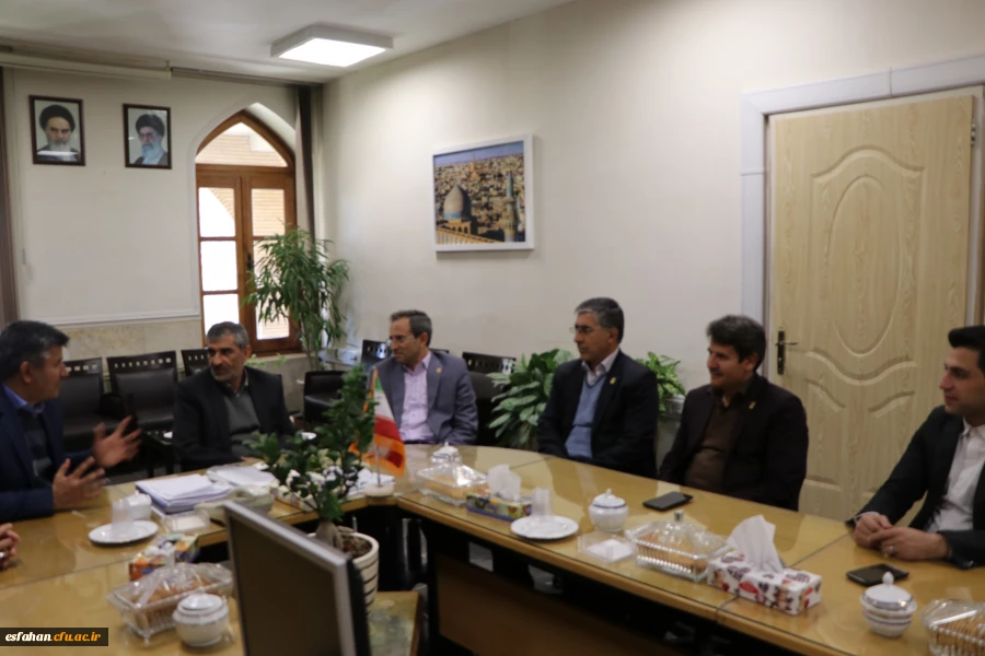 دیدار معاون پژوهش و فناوری دانشگاه فرهنگیان  با سرپرست  معاونت سیاسی،امنیتی استانداری اصفهان