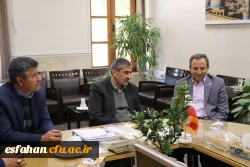 دیدار معاون پژوهش و فناوری دانشگاه فرهنگیان  با سرپرست  معاونت سیاسی،امنیتی استانداری اصفهان