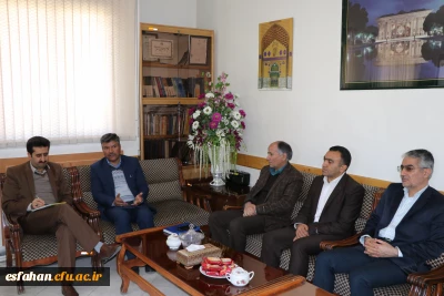 سرپرست دانشگاه فرهنگیان استان اصفهان در دیدار با سرپرست فرمانداری :

دانشگاه فرهنگیان مکمل و هئیت اندیشه ورز آموزش و پرورش می باشد
